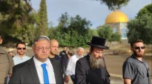 בן גביר בהר הבית, העלייה נמנעה? צילום: תקשורת עוצמה יהודית פוליטי