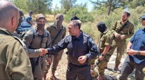 המפכ"ל בשטח צילום: דוברות המשטרה חדשות
