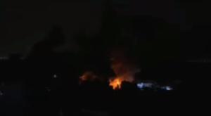 הפיצוץ נשגרם מהשיגור הכושל צילום: צילום מסך, שימוש לפי סעיף 27א לחוק זכויות היוצרים ביטחון
