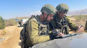  מפקד אוגדה 80 ומח"ט יואב בזירת האירוע צילום: דובר צה"ל ביטחון