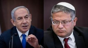 "תפילה אינה פרובוקציה", נתניהו נגד בן גביר צילום: Chaim Goldberg/Flash90 פוליטי