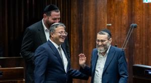 בן גביר וגפני צילום: Yonatan Sindel,Flash90 חדשות