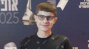 גיבור הסרט מוחמד גזאווי, "חאלד"  צילום: טקס פרסי אופיר טלוויזיה