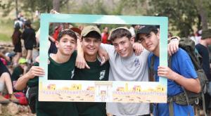 החניכים במסע בני עקיבא, ארכיון  צילום: Yosi cohen photography המגזר