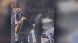 החשוד בגניבת המזוזות צילום: צילום מסך, דוברות המשטרה חדשות