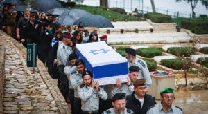 הלוויתו של סרן דניאל פרץ צילום: Chaim Goldberg,Flash90 המגזר