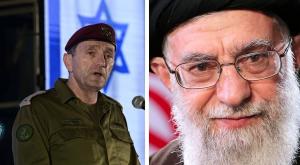 הרמטכ"ל צילום: Khamenei.ir, CC BY 4.0, wikipedia | Tomer Neuberg/Flash90 ביטחון