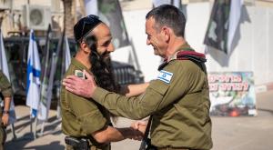 הרמטכ"ל במפגש עם לוחמי "נצח יהודה" צילום: דובר צה"ל ביטחון
