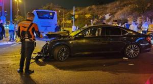 זירת התאונה צילום: איחוד הצלה - מחוז ירושלים חדשות
