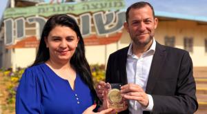 חברת הפרלמנט עם דגן צילום: מועצה אזורית שומרון חדשות