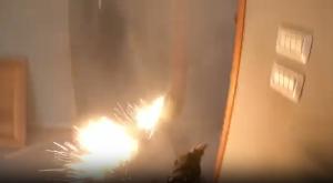 חילופי אש בעזה צילום: דובר צה"ל, צילום מסך חדשות