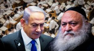 נתניהו וגולדקנופף צילום: Chaim Goldberg/Flash90 ,Yonatan Sindel/Flash90 פוליטי