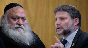 סמוטריץ' וגולדקנופף צילום: Chaim Goldberg/Flash90  Yonatan Sindel/Flash90 חדשות