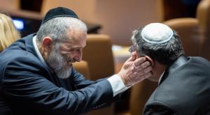 בן גביר ודרעי צילום: Yonatan Sindel,Flash90 פוליטי