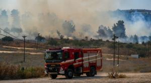 השריפות בגליל צילום: Ayal Margolin,Flash90 חדשות