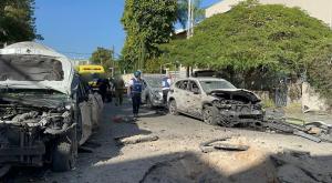 זירת הנפילה בחולון צילום: דוברות מד"א חדשות