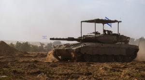 טנק בעזה צילום: דובר  צה"ל ביטחון