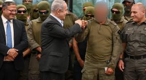 נתניהו ובן גביר פוגשים את לוחמי הימ"מ צילום: מעיין טואף / לע״מ חדשות