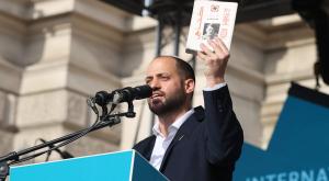דוידי והצגת הספר צילום: אלכס קולומויסקי, קק״ל חדשות