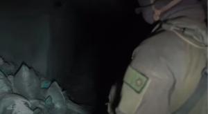 לוחם במנהרה צילום: דובר צה"ל, צילום מסך חדשות