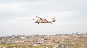 מסוק צה"לי בעזה צילום: דובר צה"ל חדשות