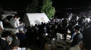 מעמד סליחות המוני בכפר עוורתא צילום: מתתיהו רוטמן חדשות