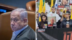 "הגיע רגע האמת שלך"  צילום: פלאש 90/מטה משפחות החטופים חדשות