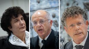 השופט סולברג בדעת מיעוט |  צילום: חיים גולדברג ויונתן זינדל | פלאש 90 חדשות