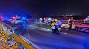 זירת התאונה צילום: תיעוד מבצעי מד"א חדשות