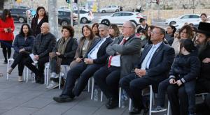 חשיפת לוח ההנצחה |  צילום: ארנון בוסאני חדשות