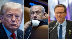 טראמפ ביקש מהרצוג לתת חנינה לנתניהו |  צילום: חיים גולדברג-יונתן זינדל-אריק מארמור/פלאש 90 חדשות