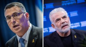 יאיר לפיד וגדעון סער |  צילום: פלאש 90 פוליטי