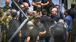 נתניהו בזירת האירוע |  צילום: Michael Giladi,Flash90 חדשות