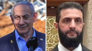 נתניהו ואל ג'ולאני |  צילום: CC BY-SA 4.0, Andrii Sybiha, Minister of Foreign Affairs of Ukraine, דוד שי | Itai Ron/POOL מדיני