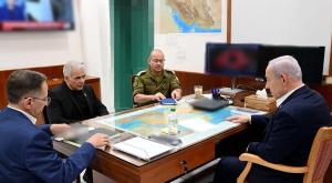 נתניהו ולפיד בעדכון ביטחוני |  צילום: אבי אוחיון, לע"מ מבזקים