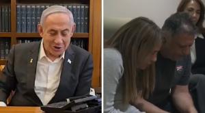 נתניהו שוחח עם הוריה של לירי אלבג |  צילום: לשכת ראש הממשלה חדשות