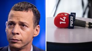 עמית סגל במתקפה על פאנליסט הפטריוטים | צילום: פלאש 90 טלוויזיה