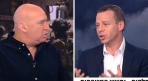 עמית סגל וניר דבורי התעמתו בשידור חי |  צילום: ערוץ 12, צילום מסך טלוויזיה