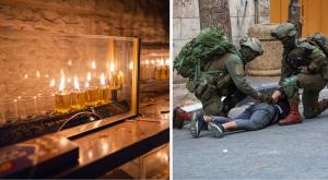 פלסטיני ניסה לגנוב חנוכיה, אילוסטרציה צילום: Wisam Hashlamoun-Yonatan Sindel/Flash90 פלילים