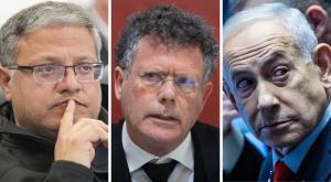 ראשי הקואליציה בקריאה לנתניהו |  צילום: חיים גולדברג, אייל מרגולין ויונתן זינדל | פלאש 90 חדשות