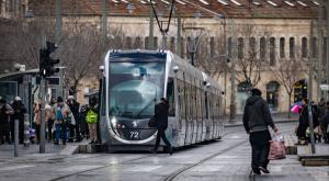 רכבת קלה בירושלים | צילום: Yonatan Sindel,Flash90 חדשות