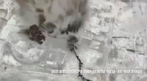 תקיפת צה"ל נגד האתר של חזיבאללה |  צילום: דובר צה"ל חדשות