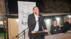 הרב יהושוע ון-דייק בטקס חנוכת מדרשת תמר צילום: יח"צ המגזר
