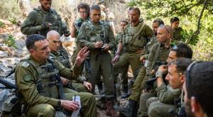 הרמטכ"ל הלוי בשיחה עם מפקדים בצפון צילום: דובר צה"ל ביטחון