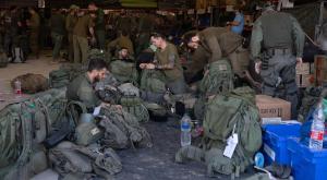 לוחמי המילואים בהכנות לכניסה הקרקעית צילום: דובר  צה"ל ביטחון