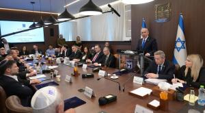 נתניהו בישיבת הממשלה צילום: עמוס בן גרשום/ לע"מ חדשות