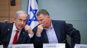 נתניהו ואדלשטיין בדיון בוועדה צילום: בני דורון - דובר ועדת החוץ והביטחון חדשות