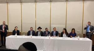 רגע ההכרזה על התיקו בבחירות לרבנות הראשית צילום: עדיאל רמתי, חדשות כיפה חדשות