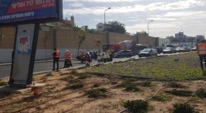 אזור התאונה צילום: דוברות הצלה חדשות