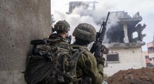 חיילים בלחימה בבית חאנון צילום: דובר צהל ביטחון